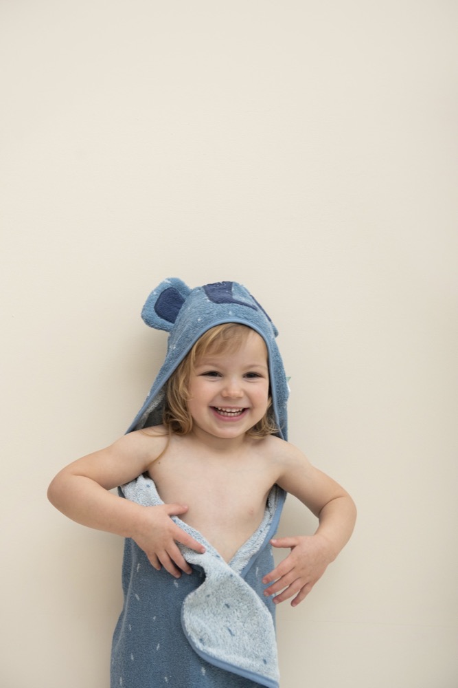 Hooded towel | 75x75cm - Mrs. Elephant